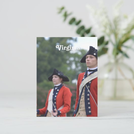 Colonial Williamsburg Briefkaart (Staand voorkant)