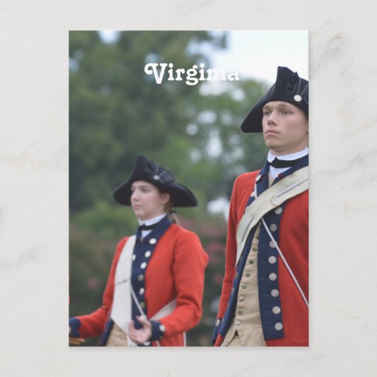 Colonial Williamsburg Briefkaart (Voorkant)