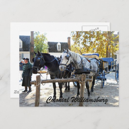 Colonial Williamsburg Briefkaart (Voorkant / Achterkant)
