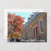 Colonial Williamsburg Briefkaart (Voorkant / Achterkant)