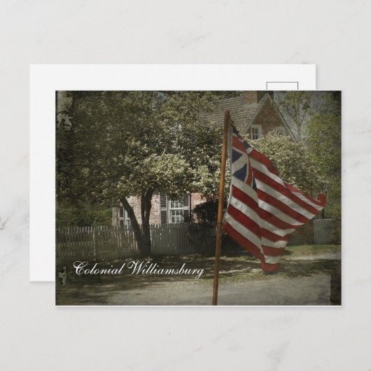 Colonial Williamsburg Briefkaart (Voorkant / Achterkant)