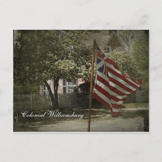 Colonial Williamsburg Briefkaart (Voorkant)