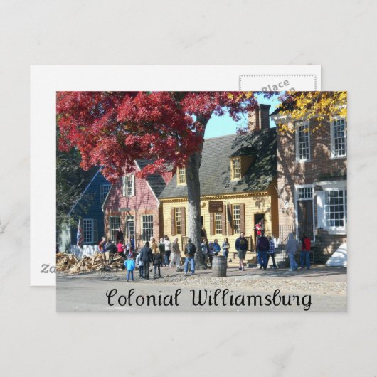 Colonial Williamsburg Briefkaart (Voorkant / Achterkant)
