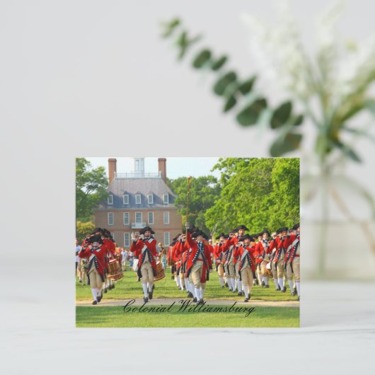 Colonial Williamsburg Briefkaart (Staand voorkant)