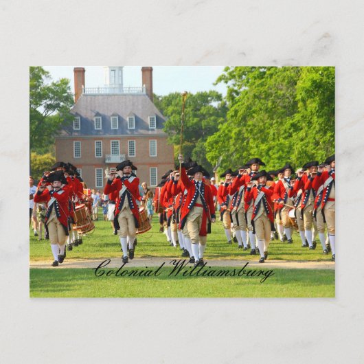 Colonial Williamsburg Briefkaart (Voorkant)