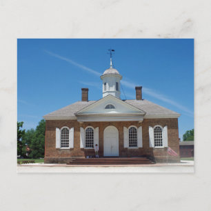 Colonial Williamsburg Courthouse Briefkaart