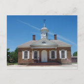 Colonial Williamsburg Courthouse Briefkaart (Voorkant)