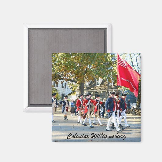 Colonial Williamsburg Magneet (Voorkant / Achterkant)