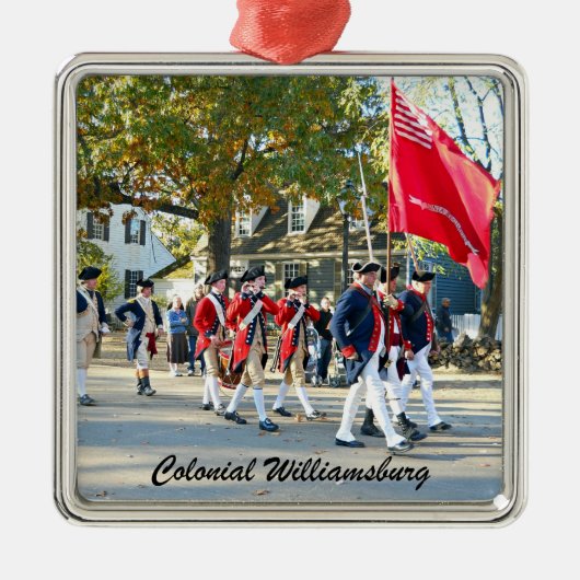 Colonial Williamsburg Metalen Ornament (Voorkant)