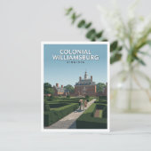 Colonial Williamsburg Virginia Briefkaart (Staand voorkant)