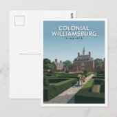 Colonial Williamsburg Virginia Briefkaart (Voorkant / Achterkant)