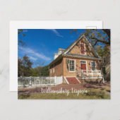 Colonial Williamsburg Virginia Briefkaart (Voorkant / Achterkant)