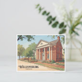 Colonial Williamsburg Virginia Briefkaart (Staand voorkant)