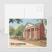 Colonial Williamsburg Virginia Briefkaart (Voorkant / Achterkant)