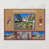 Colonial Williamsburg Virginia Briefkaart (Voorkant)