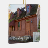 Colonial Williamsburg Virginia Keramisch Ornament (Rechts)