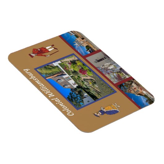 Colonial Williamsburg Virginia Magneet (Rechterzijde)