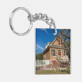 Colonial Williamsburg Virginia Sleutelhanger (Voorkant Links)