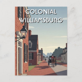 Colonial Williamsburg Virginia Souvenir Briefkaart