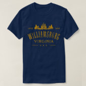 Colonial Williamsburg Virginia  T-shirt (Design voorkant)