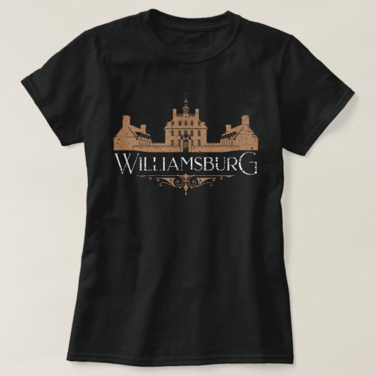 Colonial Williamsburg Virginia  T-shirt (Design voorkant)