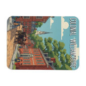 Colonial Williamsburg Virginia Travel Magneet (Horizontaal)