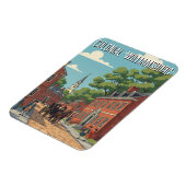 Colonial Williamsburg Virginia Travel Magneet (Linkerzijde)