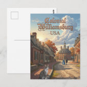 Colonial Williamsburg VS Briefkaart (Voorkant / Achterkant)