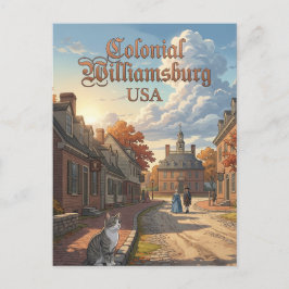 Colonial Williamsburg VS Briefkaart