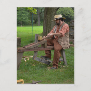 Colonial Woodworking Postcard Briefkaart