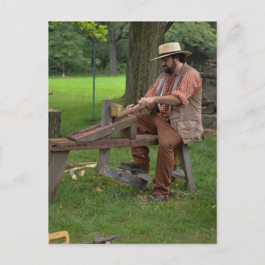 Colonial Woodworking Postcard Briefkaart (Voorkant)