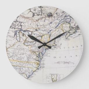 COLONIËLE AMERIKA: KAART, c1770 Grote Klok