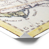 COLONIËLE AMERIKA: MAP, c1770 Poster (Hoek)