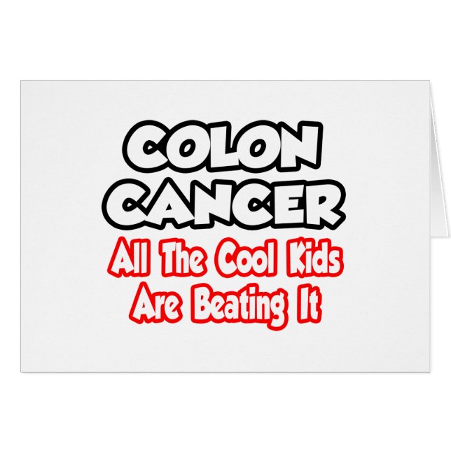 Colonkanker...alle coole Kinderen verslaan het (Voorkant Horizontaal)
