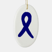 Colonkanker-bewustmakingsornament Keramisch Ornament (Rechts)