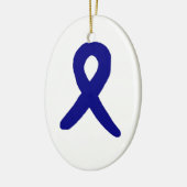 Colonkanker-bewustmakingsornament Keramisch Ornament (Links)