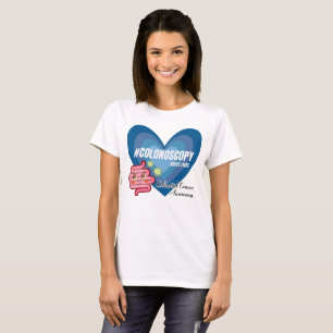 Colonkanker bewustzijn colonoscopie redt levens t-shirt
