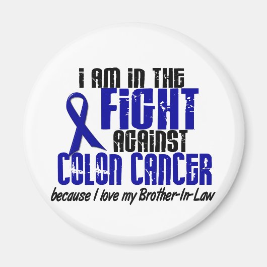 COLONKANKER IN DE STRIJD VOOR MIJN ZWAGER 1 MAGNEET (Voorkant)