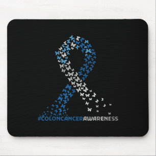Colonkankerbewustzijn Colonoscopie Blauw lint Muismat