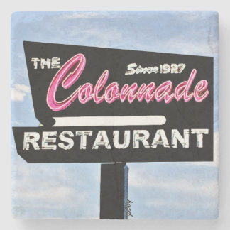 Colonnade, Atlanta, Onderzetters, restaurant Stenen Onderzetter