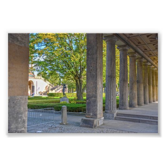 Colonnade Courtyard, Museumeiland, Berlijn Foto Afdruk (Voorkant)