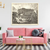 Colonnade House, Atlantic City Canvas Afdruk (Insitu (Woonkamer))