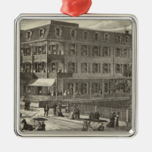 Colonnade House, Atlantic City Metalen Ornament