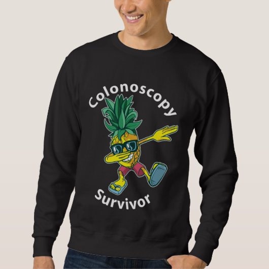 Colonos Overlevende Dabbing Ananas Patiënt Trui (Voorkant)