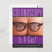 Colonoscopie is een gas! briefkaart (Voorkant / Achterkant)