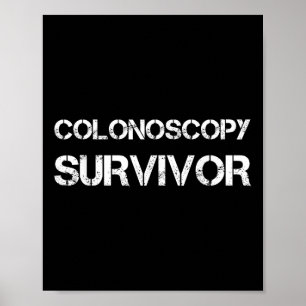 Colonoscopie Overlevende voor Colon Cancer Awarene Poster