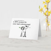 Colonoscopie Verjaardag Kaart (Gele Bloem)