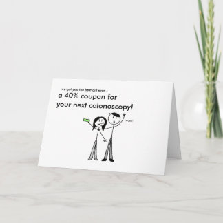 Colonoscopie Verjaardag Kaart