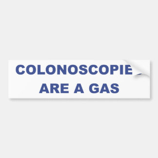 COLONOSCOPIES ZIJN EEN GAS BUMPERSTICKER