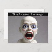 Colonoscopietijd Briefkaart (Voorkant / Achterkant)